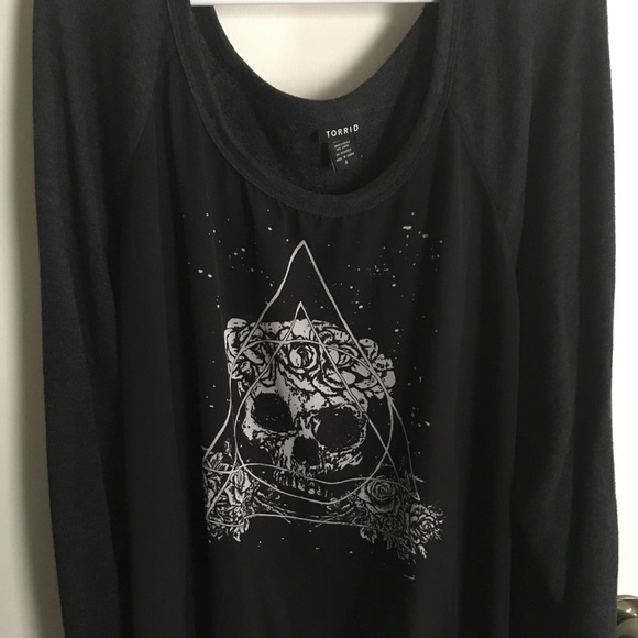 torrid Tops - Torrid sheer front sweatshirt size 4.